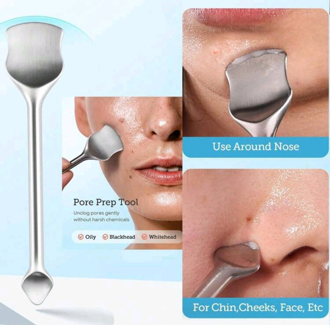 10pcs New Beauty Tool Kit, Stainless Steel Skin Scraper Blackhead Acne Pimple Comedone Extractor Tools