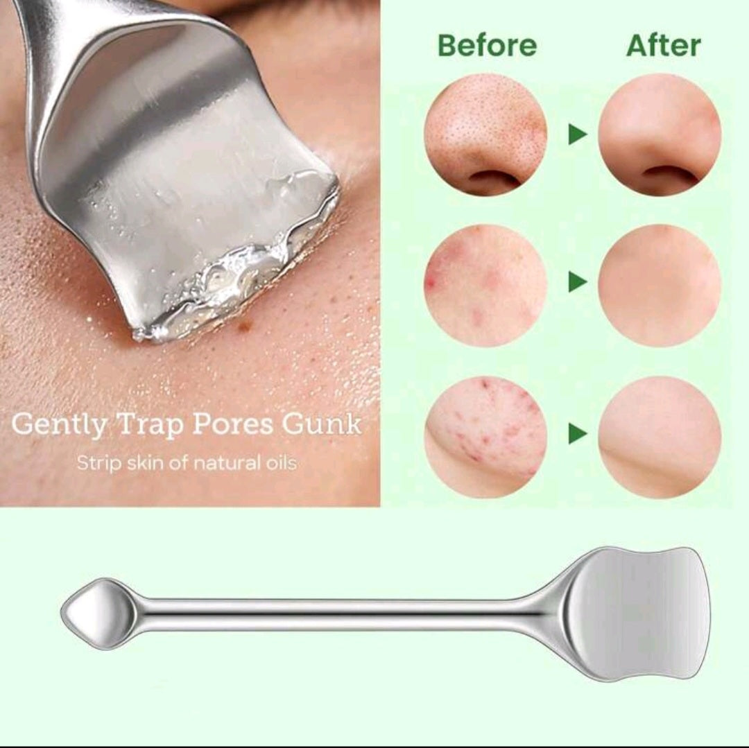 10pcs New Beauty Tool Kit, Stainless Steel Skin Scraper Blackhead Acne Pimple Comedone Extractor Tools