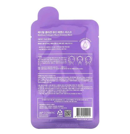 Mediheal Collagen Mucin Essence Beauty Mask, 1 Sheet, 0.68 fl oz (20 ml)