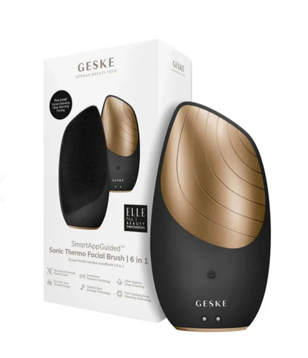 GESKE Sonic Thermo Facial Brush | 6 in 1