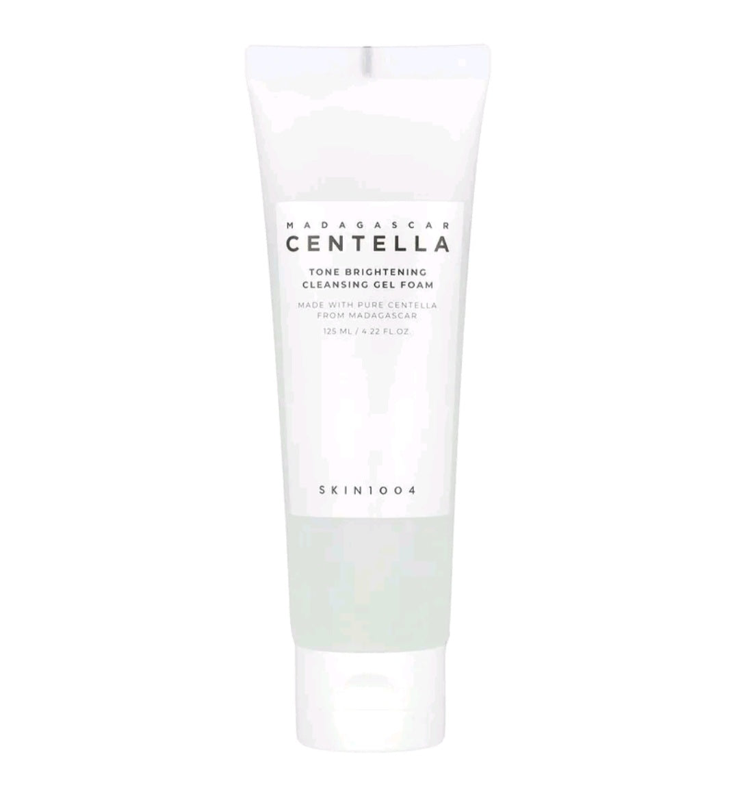 Skin1004 Madagascar Centella, Tone Brightening Cleansing Gel Foam, 4.22 fl oz (125 ml)