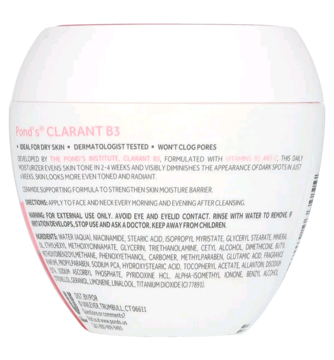 Pond's Clarant B3 Dark Spot Correcting Cream, 7 oz (200 g)