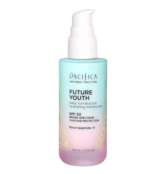 Pacifica Future Youth, Daily Turnaround Hydrating Moisturizer, SPF 50, 1.7 fl oz (50 ml)