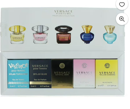 Versace 5 Pieces Mini Gift Set by Versace for Women