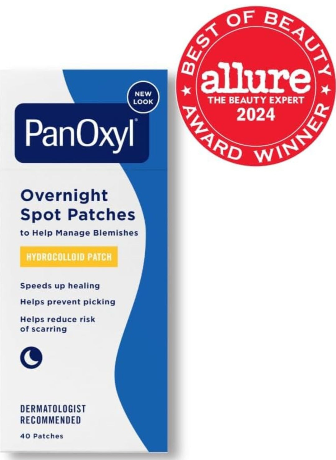 PanOxyl, Overnight Spot Patches, 40 Clear Patches