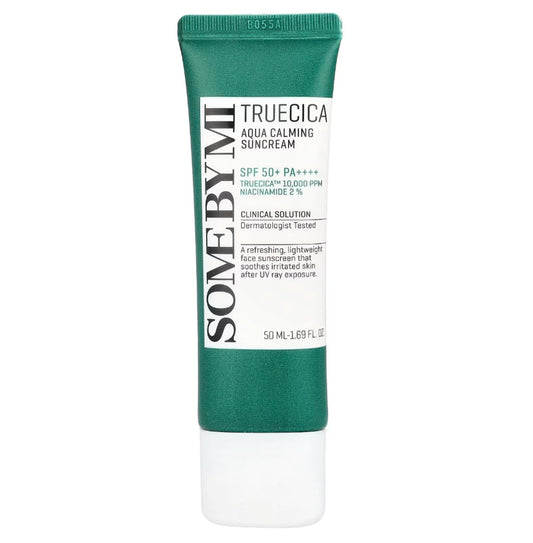 SOME BY MI
Truecica, Aqua Calming Sunscreen, SPF 50+ PA++++, 1.69 fl oz (50 ml)