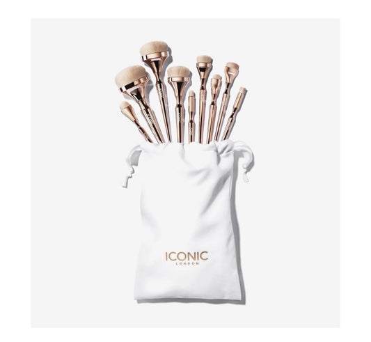 Iconic london HD Blend Complete Set 9 pcs Makeup brushes