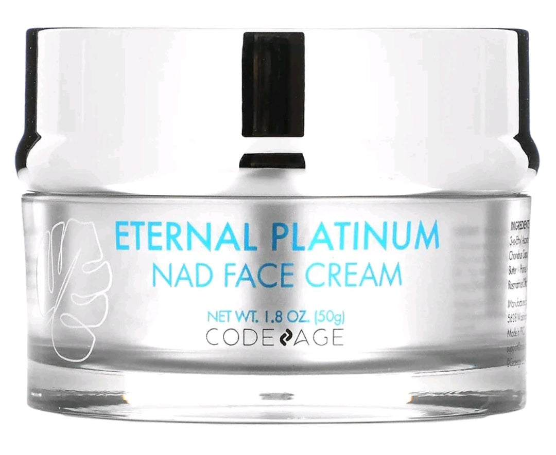 Codeage Eternal Platinum NAD Face Cream, 1.8 oz (50 g)