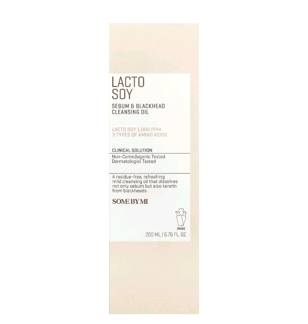 Some By Mi Lacto Soy, Sebum & Blackhead Cleansing Oil, 6. 76 fl oz ( 200ml)