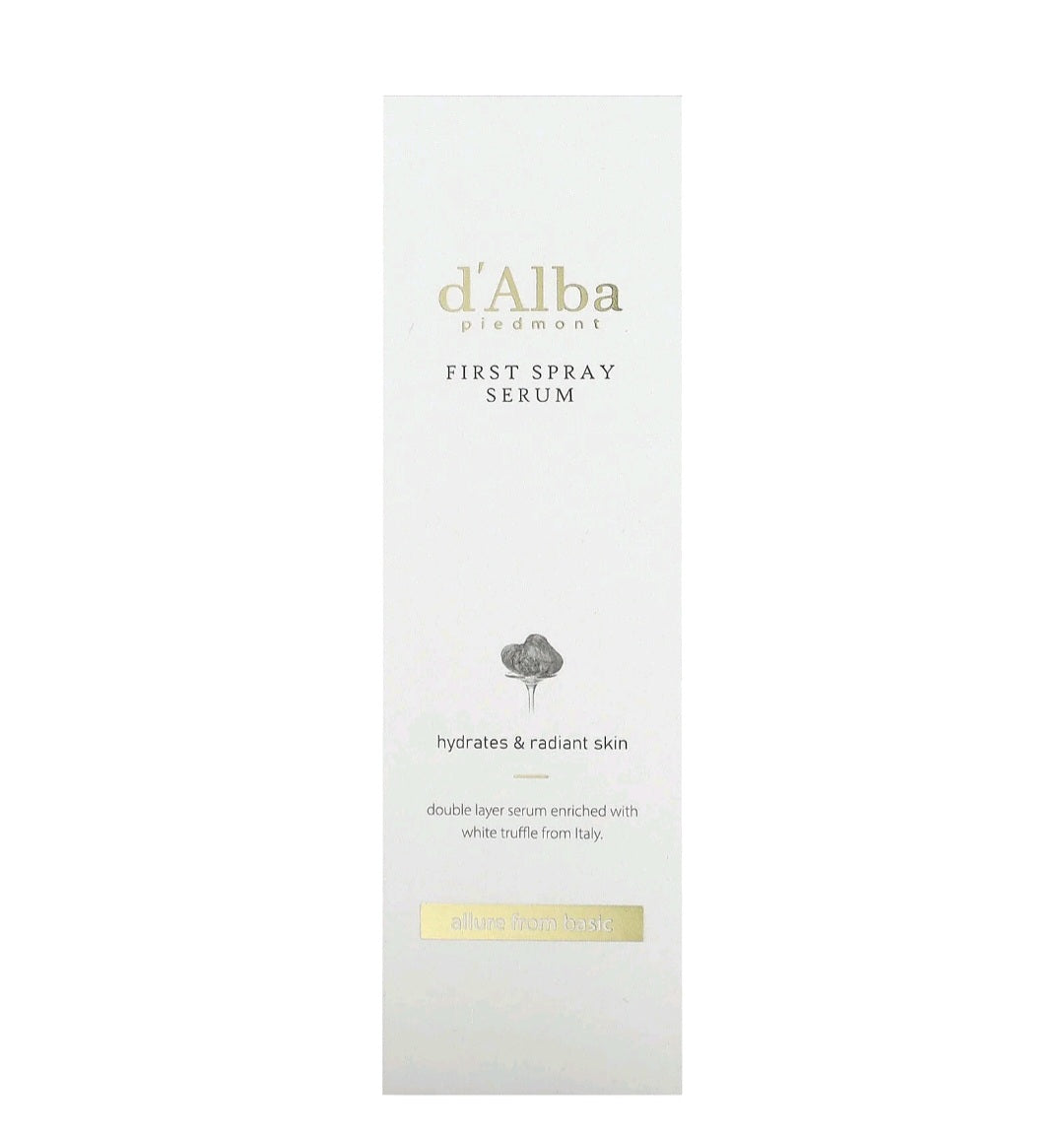 d'alba White Truffle First Spray Serum, 3.38 fl oz (100)