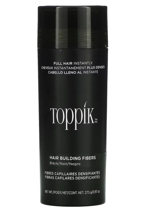 Toppik,
Hair Building Fibers, Black, 0.97 oz (27.5 g)