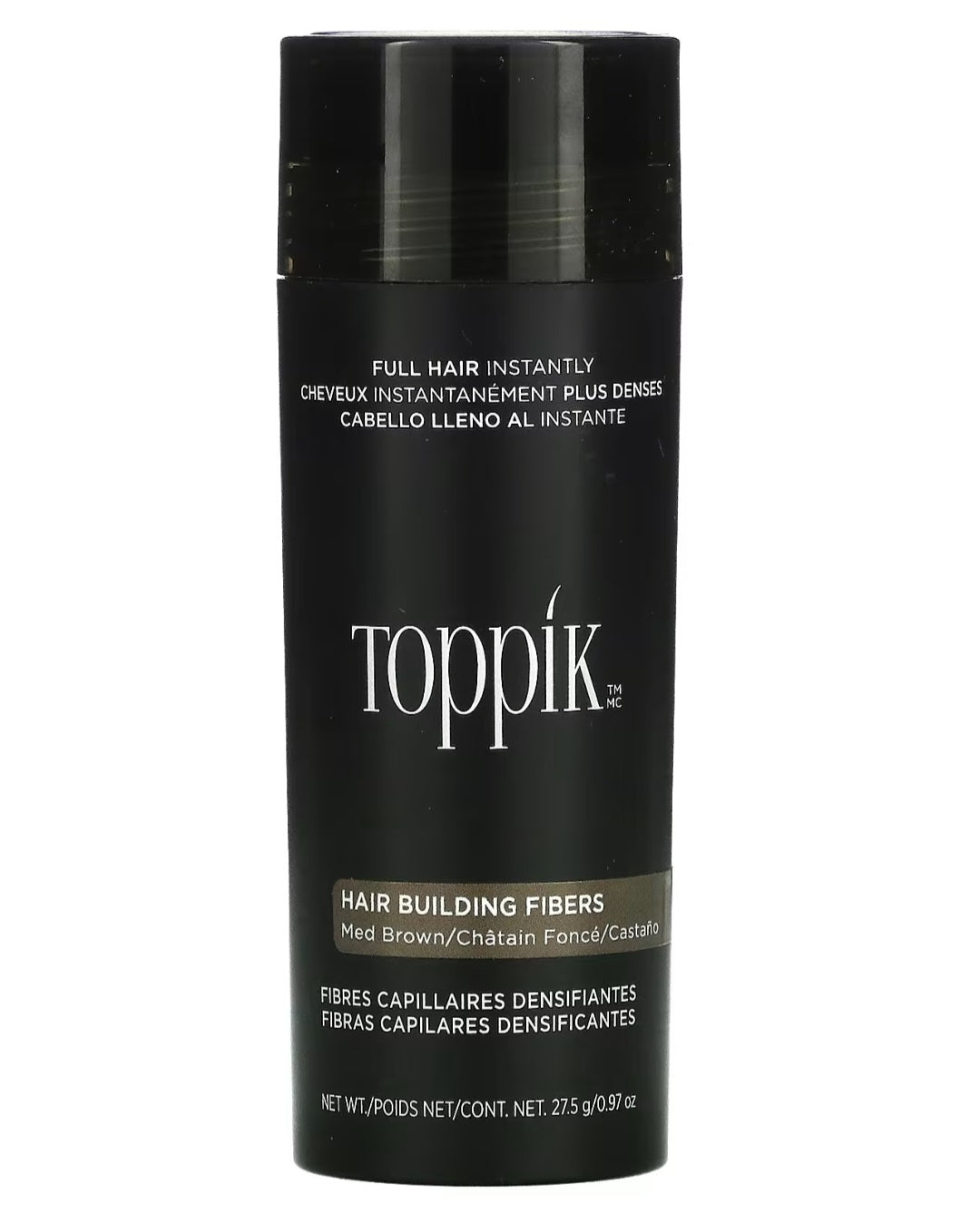 Toppik,
Hair Building Fibers, Medium Brown, 0.97 oz (27.5 g)