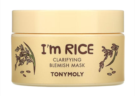 Tony Moly, 
I'm Rice, Clarifying Blemish Beauty Mask, 3.38 fl oz (100 ml)