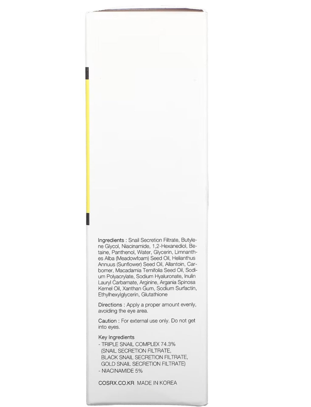 CosRx,
Advanced Snail Radiance Dual Essence, 2.70 fl oz (80 ml)