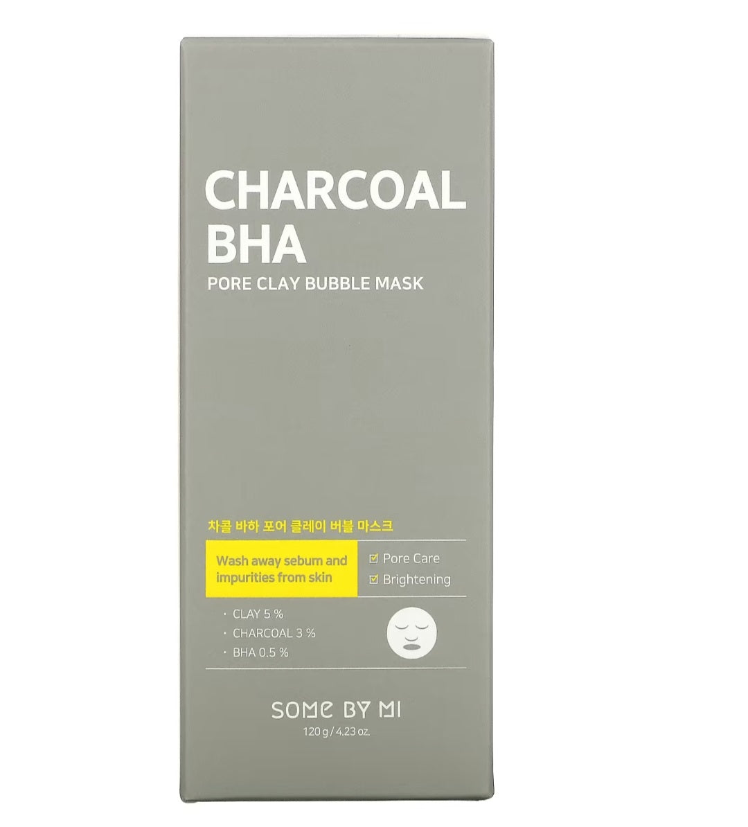 SOME BY MI

Charcoal BHA, Pore Clay Bubble Beauty Mask, 4.23 oz (120 g)