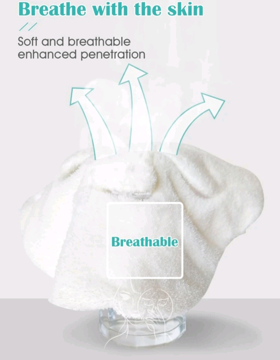 Reusable facial steamer towel