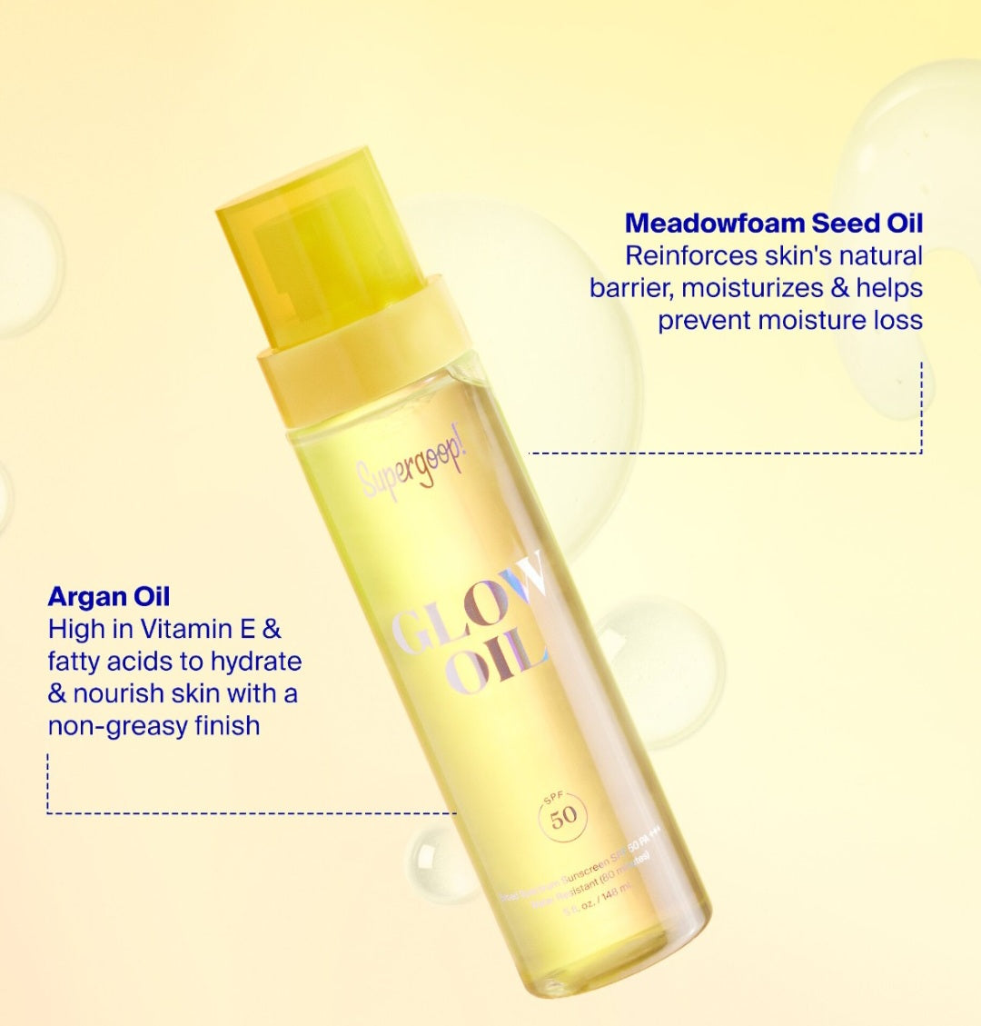 Supergoop!
Glow Body Oil SPF 50