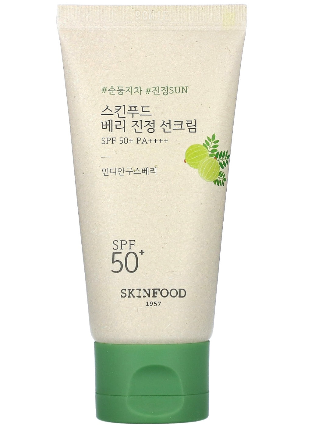 SKINFOOD

Berry Soothing Sun Cream, SPF50+ PA++++, 1.69 fl oz (50 ml)