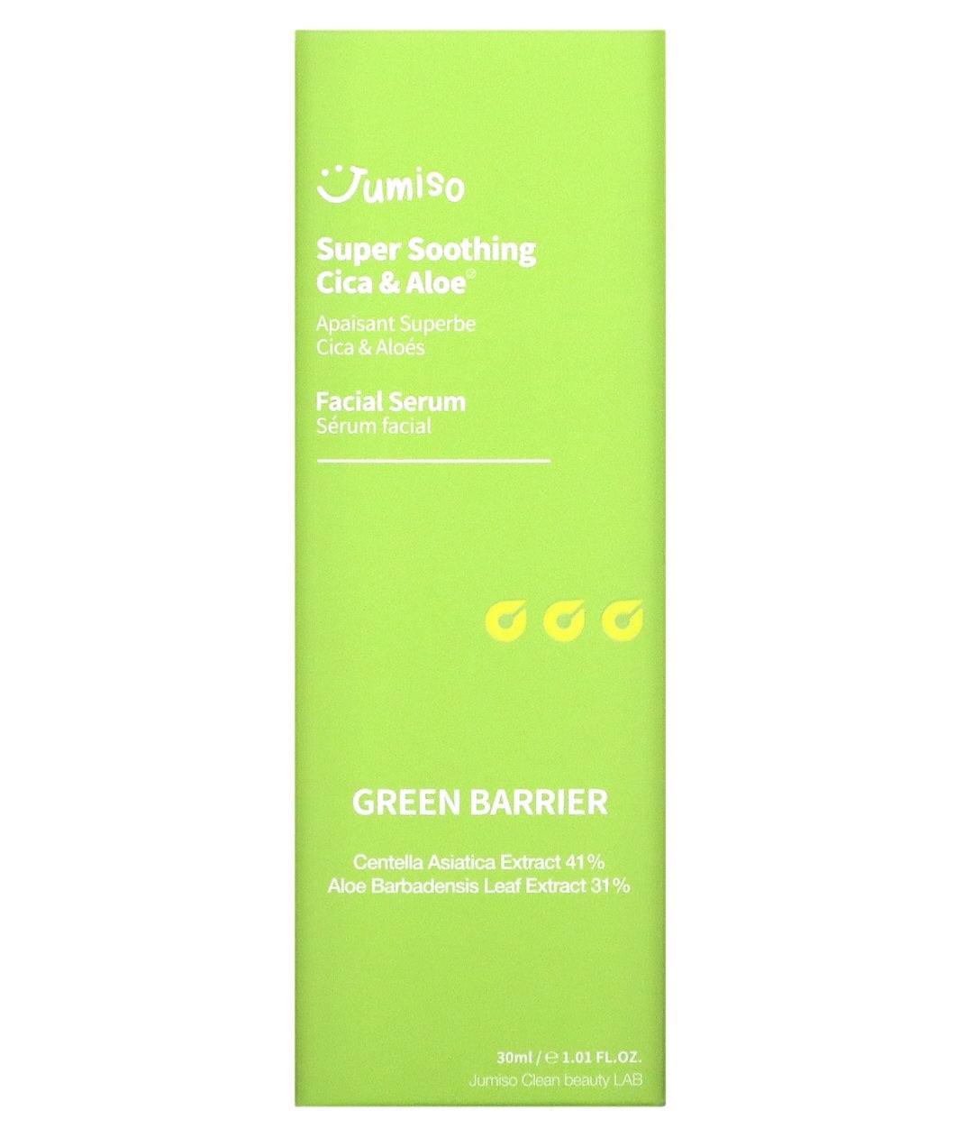 Jumiso

Super Soothing Facial Serum, Cica & Aloe, 1.01 fl oz 30 ml