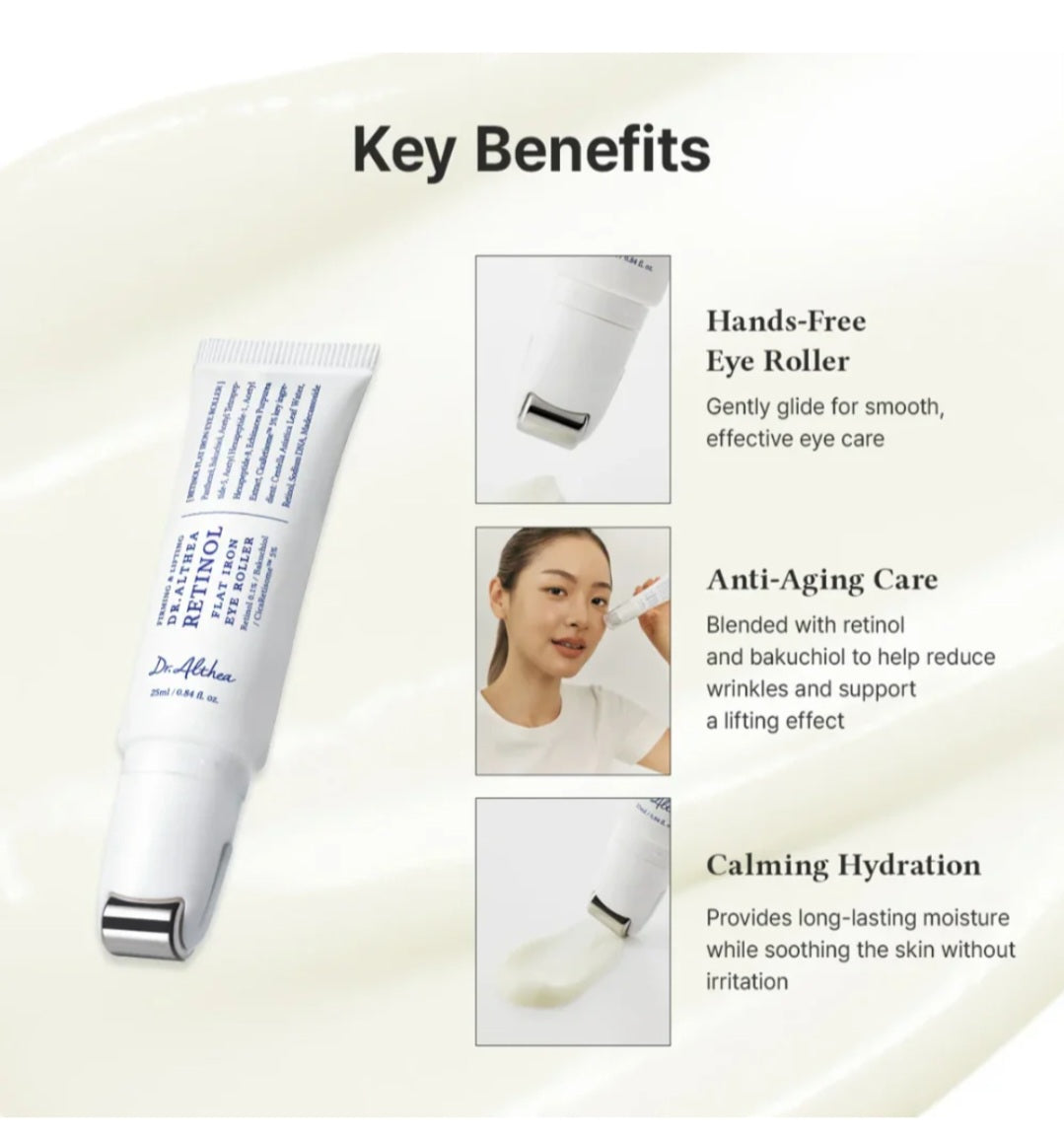 Dr. Althea - Retinol Flat Iron Eye Roller