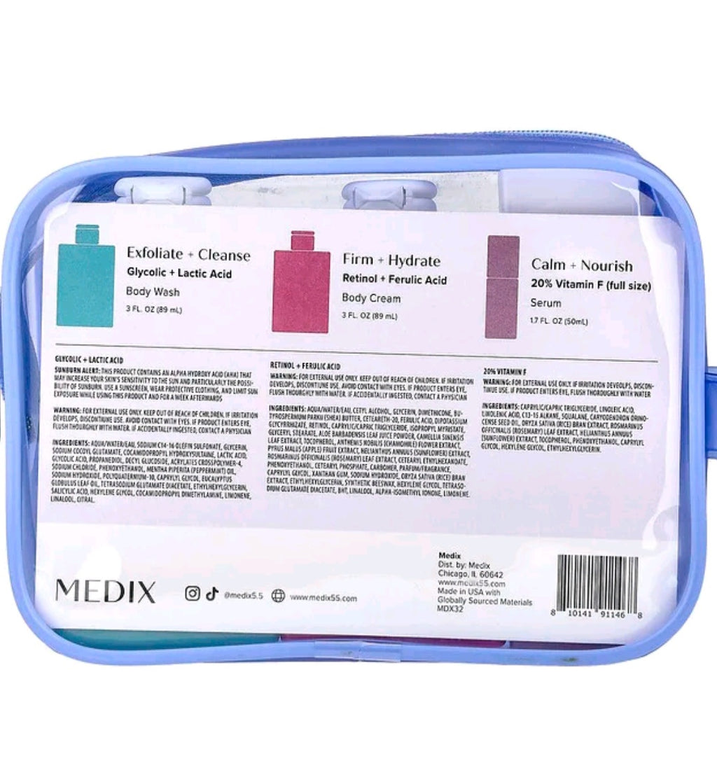 Cayexpress Exclusive, Medix 5.5 Body Care Bag, 4 Items