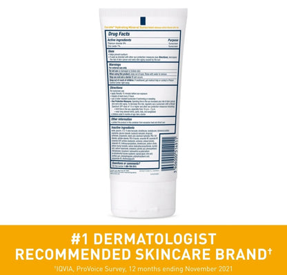 CeraVe - 100% Mineral Sunscreen SPF 50 - Body Sunscreen - 150ml