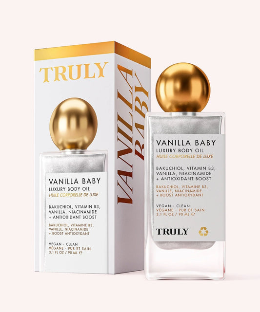 Truly Beauty Vanilla Baby Luxury Body Oil 3.1 fl oz ( 90ml)