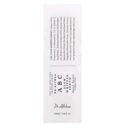 Dr. Althea ABC Glow Whipped Serum, For All Skin Types, 3.38 fl oz ( 100ml)