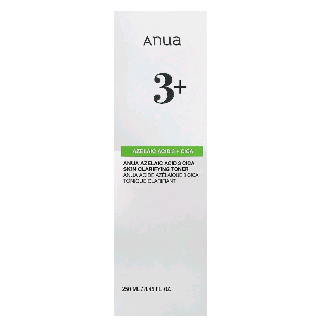 Anua Azelaic Acid 3 Cica Skin Clarifying Toner 250ml