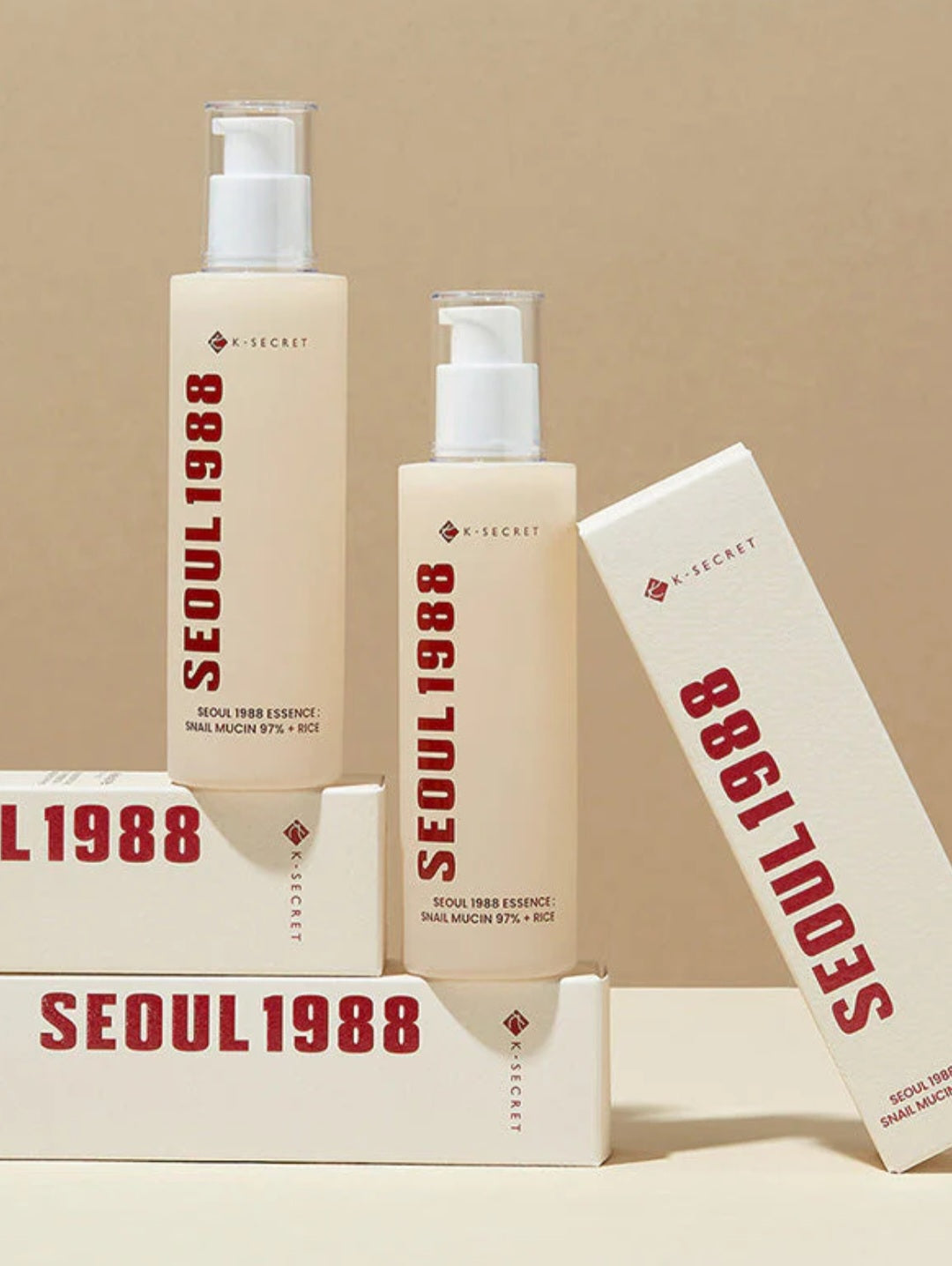 K-SECRET
SEOUL 1988 Essence : Snail Mucin 97% + Rice