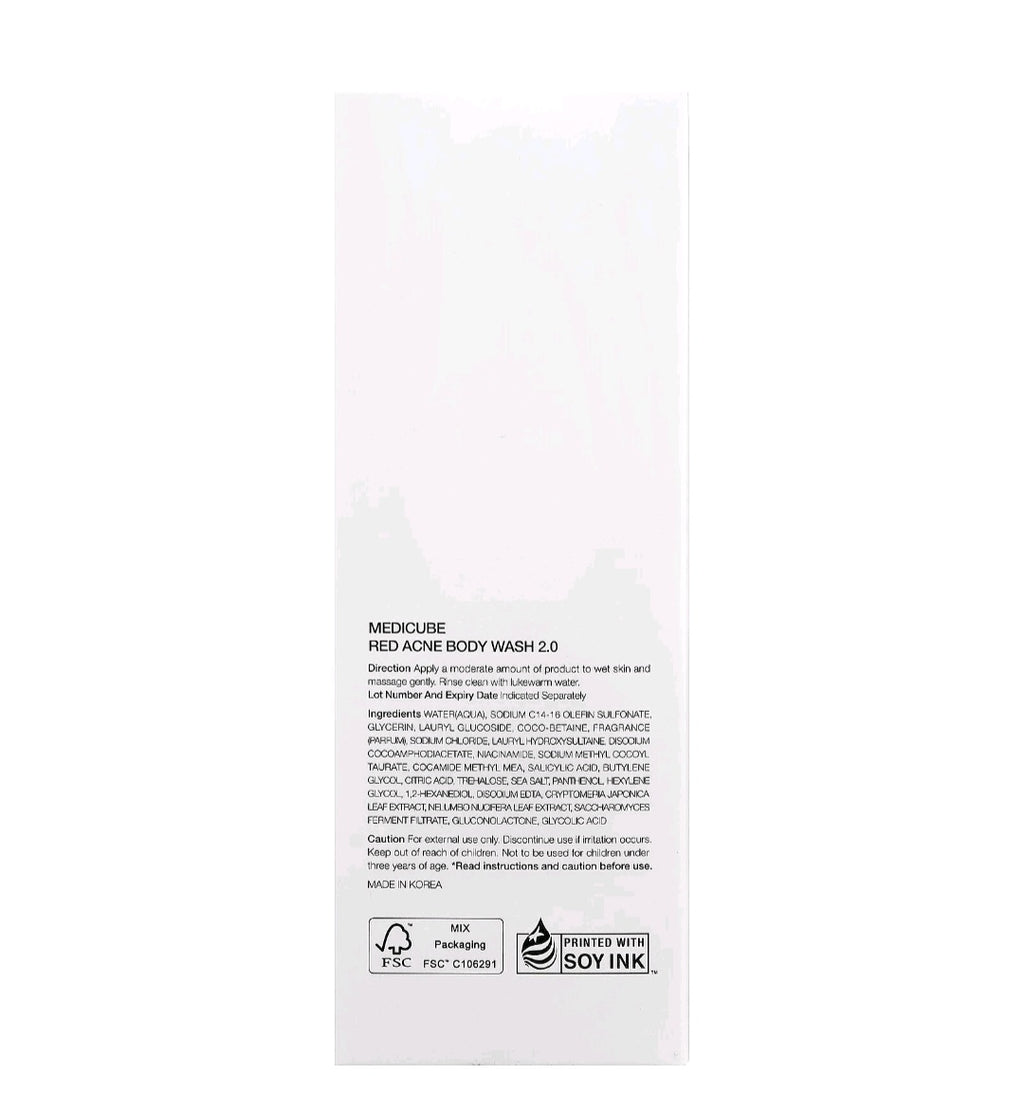Medicube Red Acne Body Wash - 400g