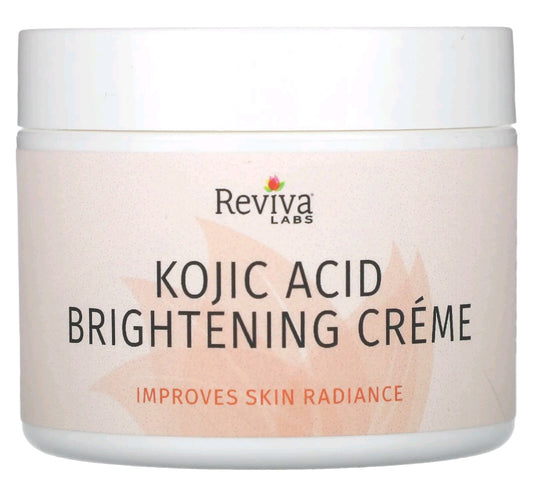 Reviva Labs, Kojic Acid Brightening Cream, 2 oz ( 55g)