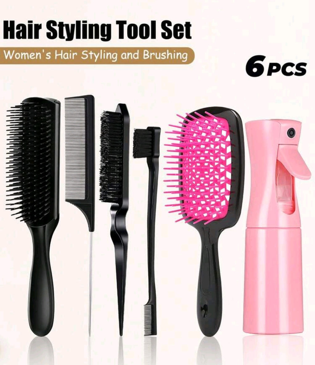 6  multi-piece women's hair styling