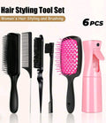 6  multi-piece women's hair styling