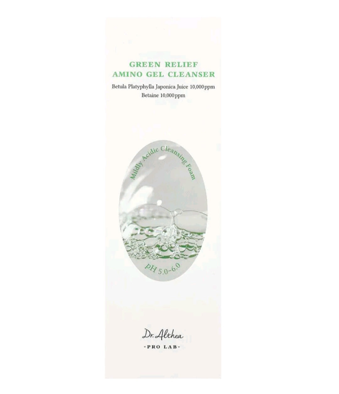 Dr. Althea Green Relief Amino Gel Cleanser, 3.38 fl oz (100 ml)