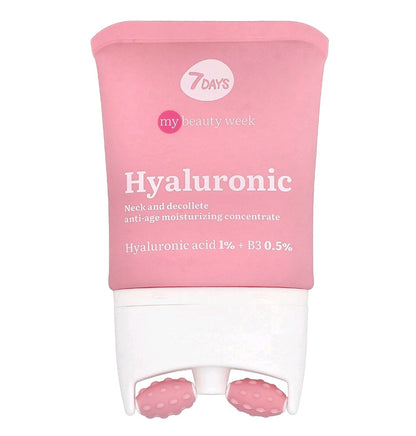 7 Days Beauty Face cream 3D massager, anti-age and moisturizing, Hyaluronic( 80 ML)