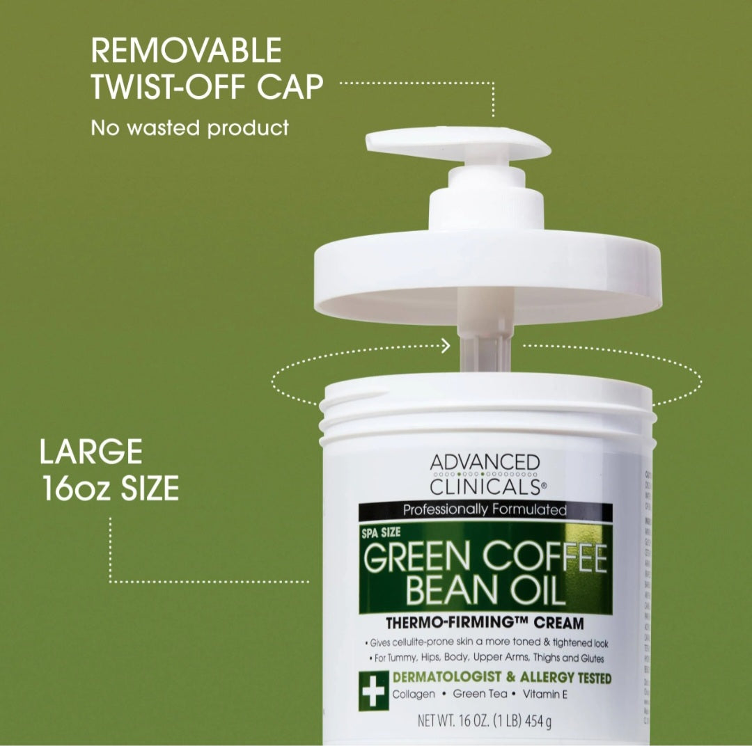 Advanced Clinical's Green Coffee Bean Oil Body Cream