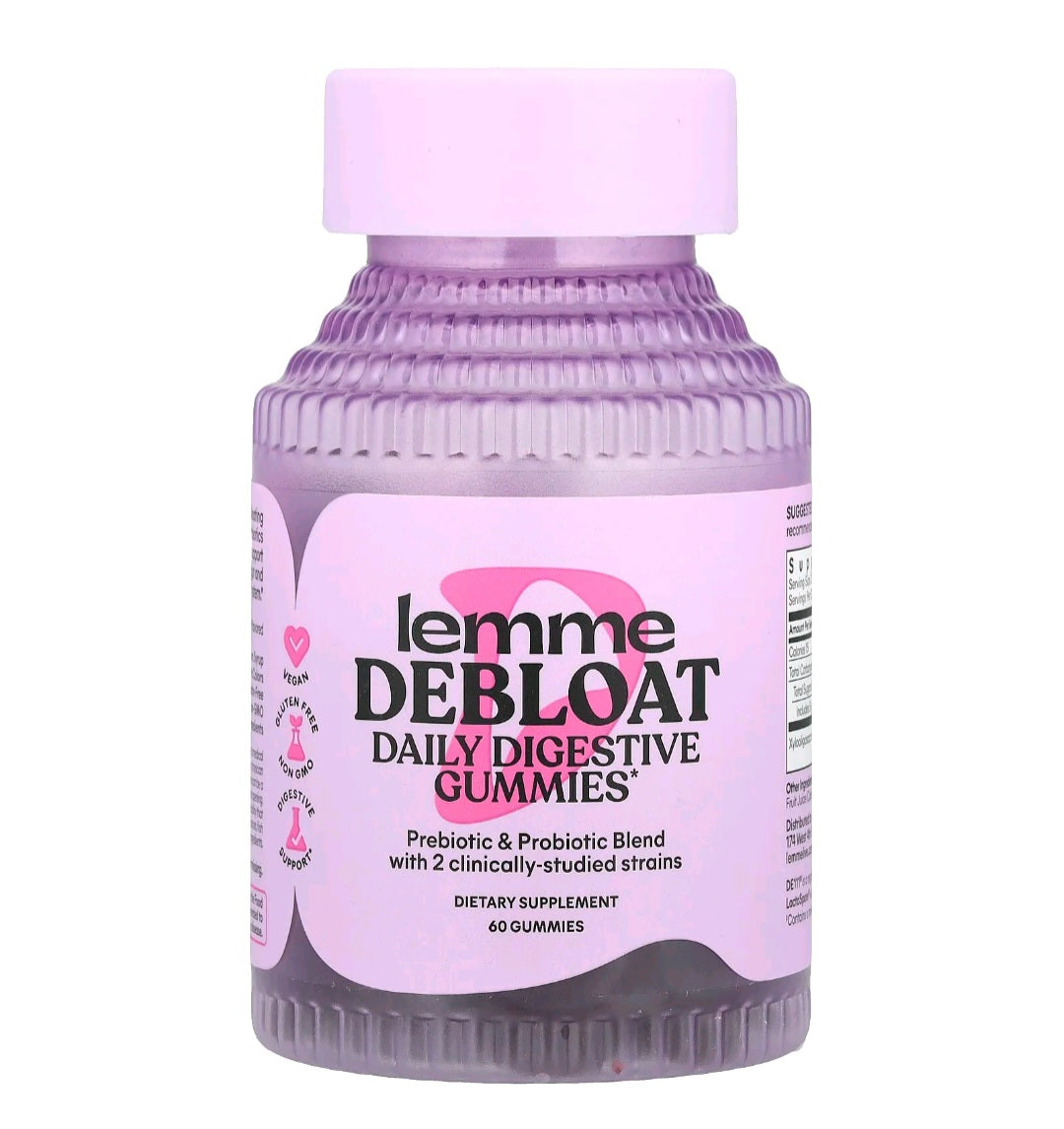 Lemme Debloat Gummies 60 Gummies