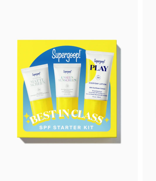 Supergoop Best in Class SPF Starter Kit