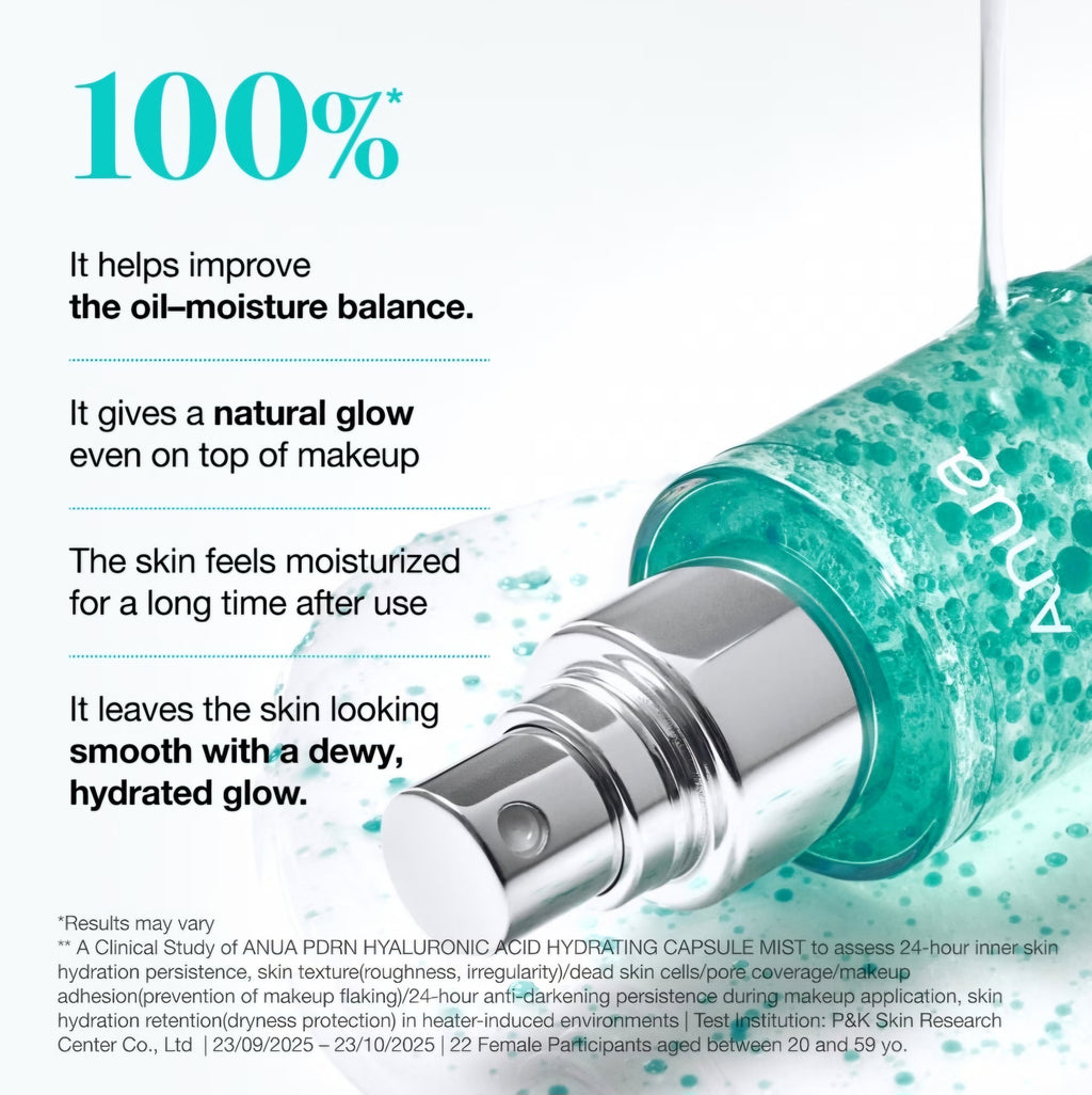 Anua PDRN Hyaluronic Acid Hydrating Capsule Mist 100ml