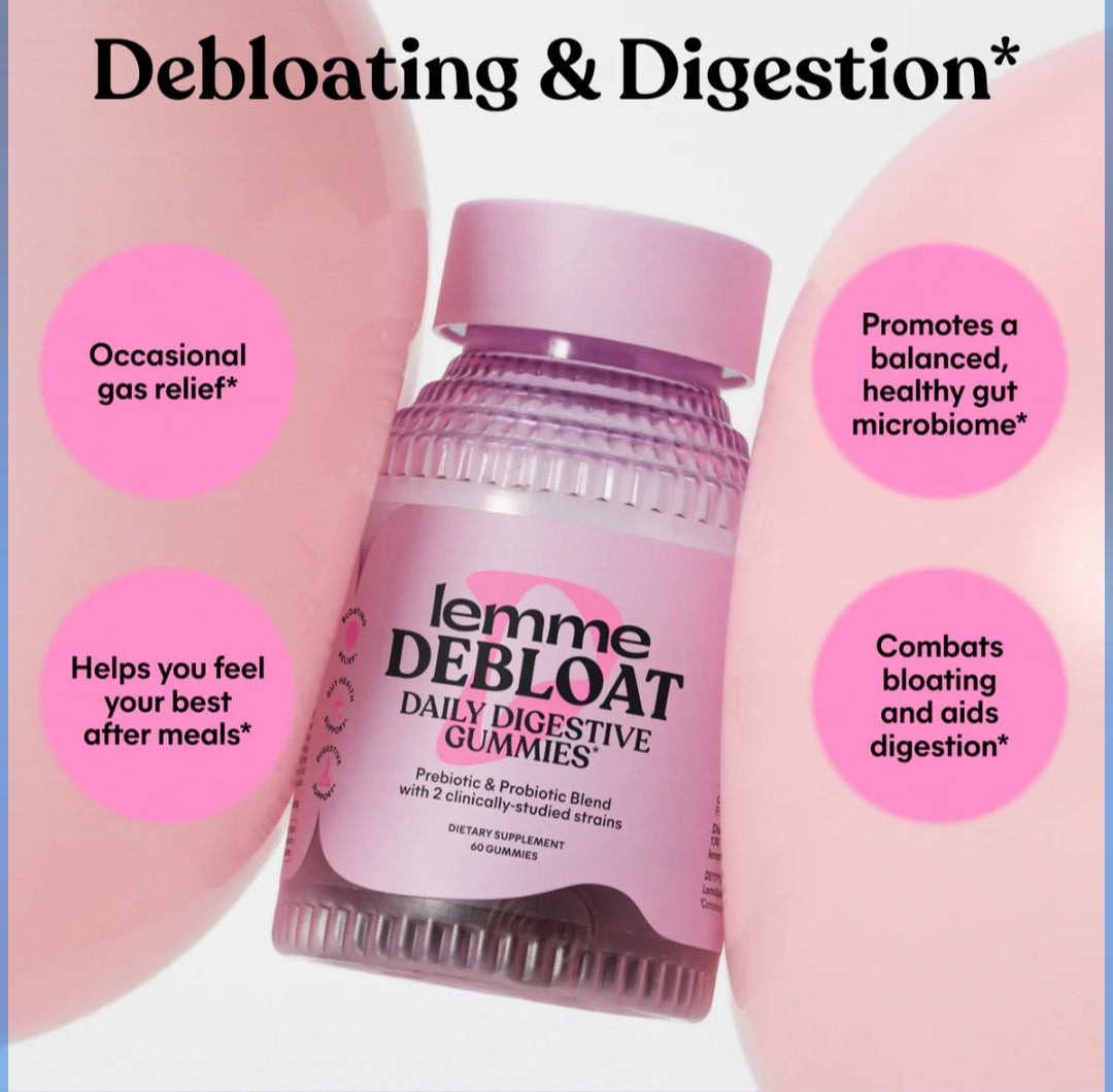 Lemme Debloat Gummies 60 Gummies