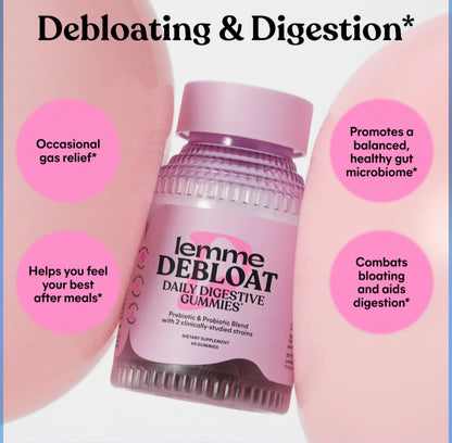 Lemme Debloat Gummies 60 Gummies