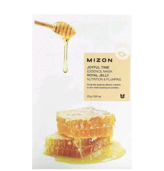 Mizon Joyful Time Essence Beauty Mask, Royal Jelly, 1 Sheet, 0.81 oz (23 g)
