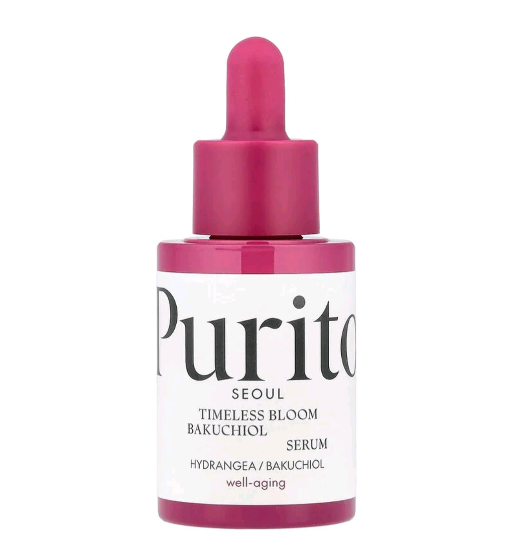 Purito Timeless Bloom Bakuchiol Serum, 1.01 fl oz (30 ml)