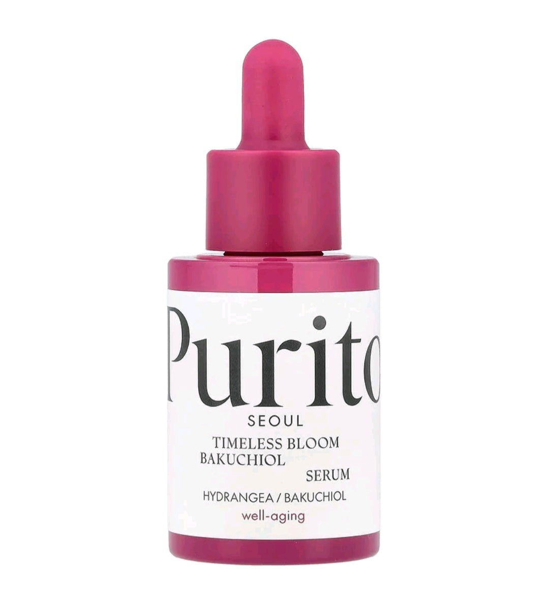 Purito Timeless Bloom Bakuchiol Serum, 1.01 fl oz (30 ml)