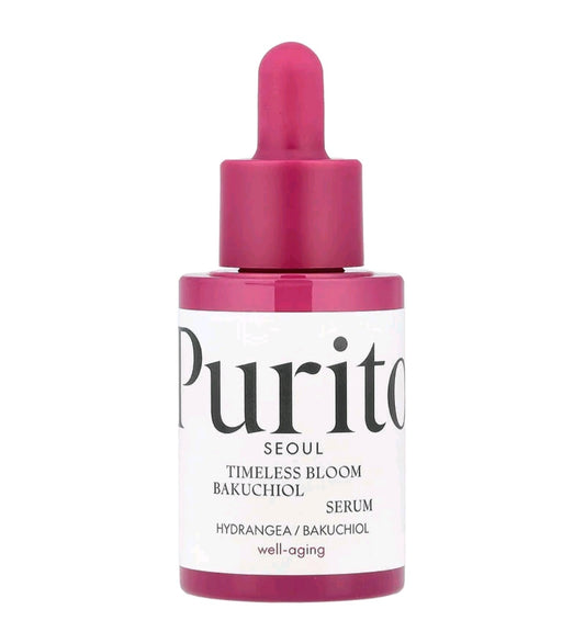 Purito Timeless Bloom Bakuchiol Serum, 1.01 fl oz (30 ml)