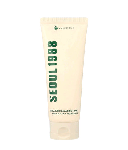 K-Secret Seoul 1988 Cleansing Foam: Pine Cica 1% + Probiotics 150ml
