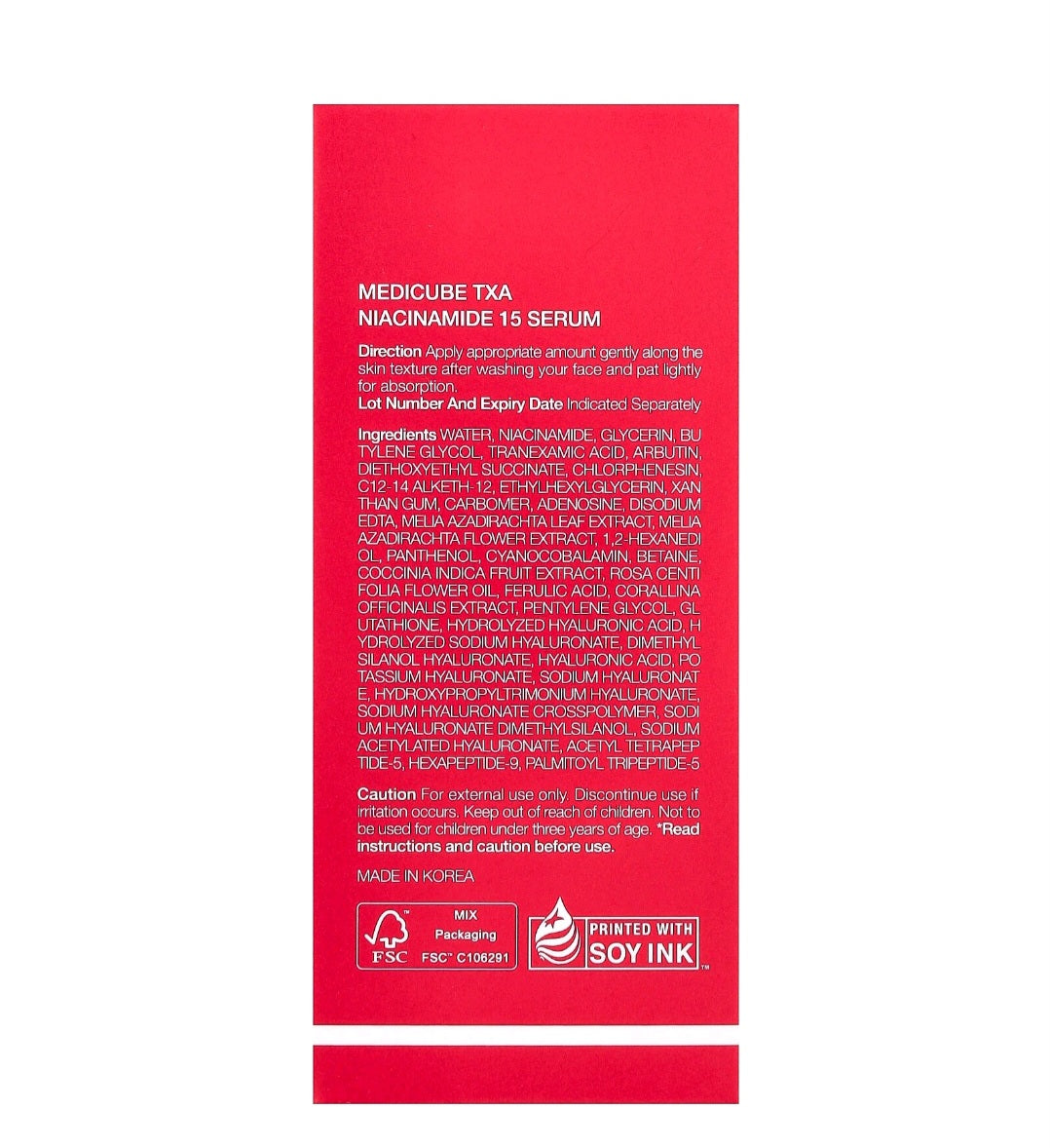 medicube - TXA Niacinamide 15 Serum 1.01 Fl oz (30 ml)