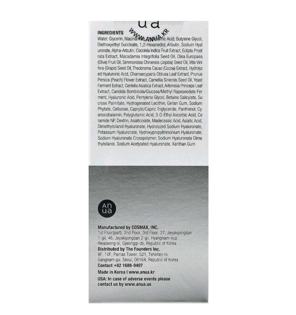 Anua Niacinamide 10  TXA 4 Serum, 1.01 fl oz (30 ml)