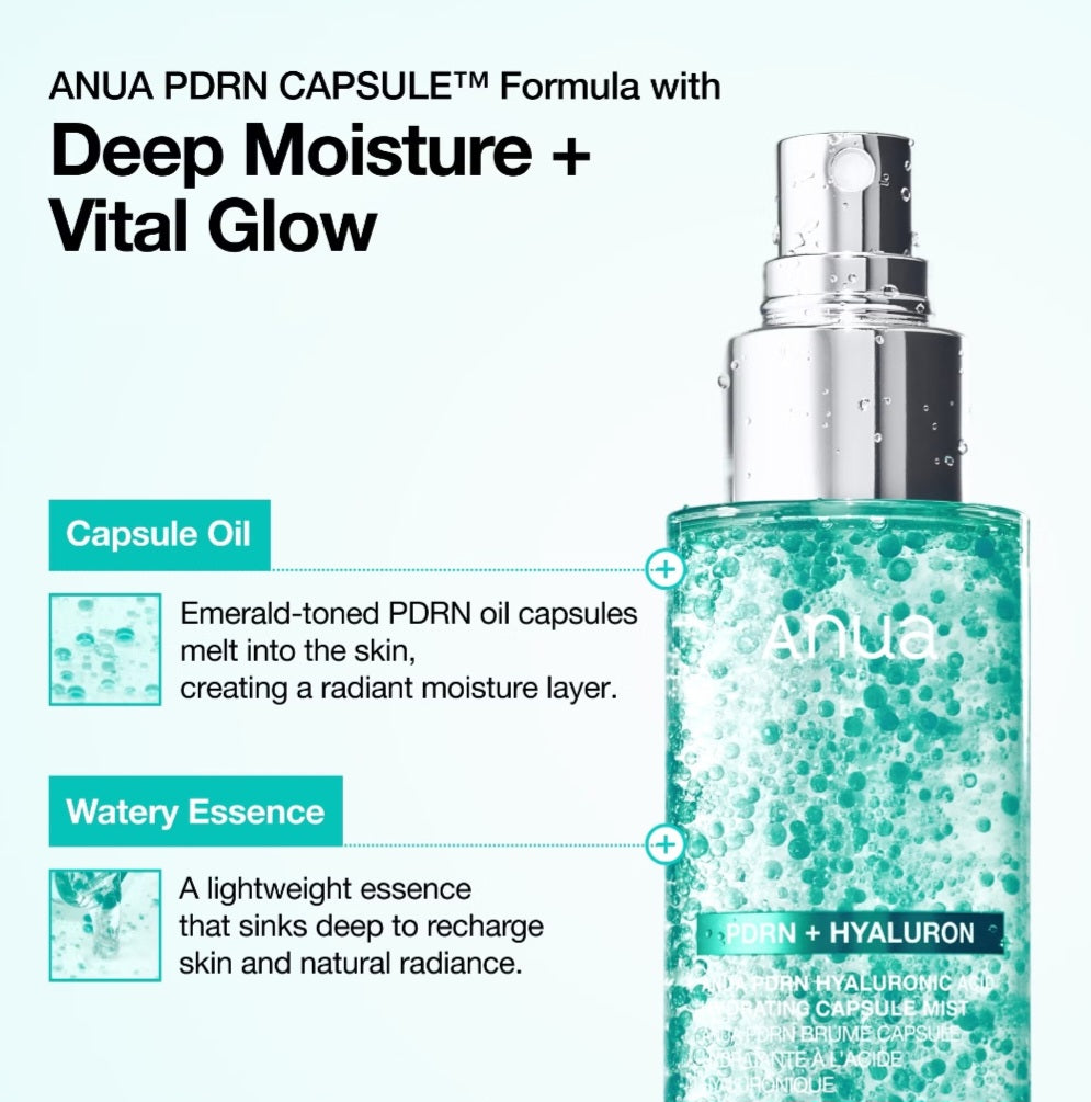 Anua PDRN Hyaluronic Acid Hydrating Capsule Mist 100ml